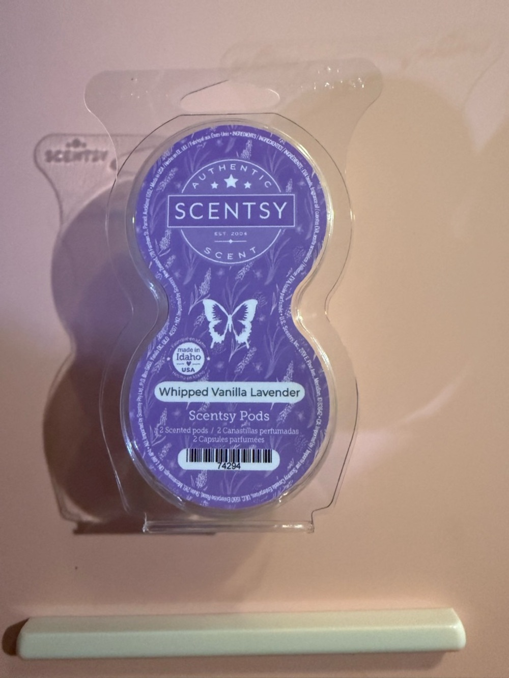 Scentsy Whipped Vanilla Lavender Scented Wax Pods - Lavender